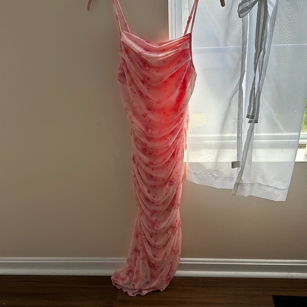 SHEIN size small floral pink dress (NWTS)